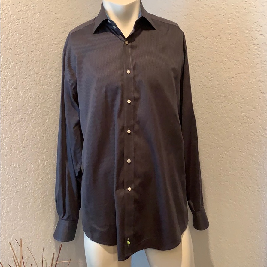 Tailorbyrd Long Sleeve Button Up Dress Shirt Large